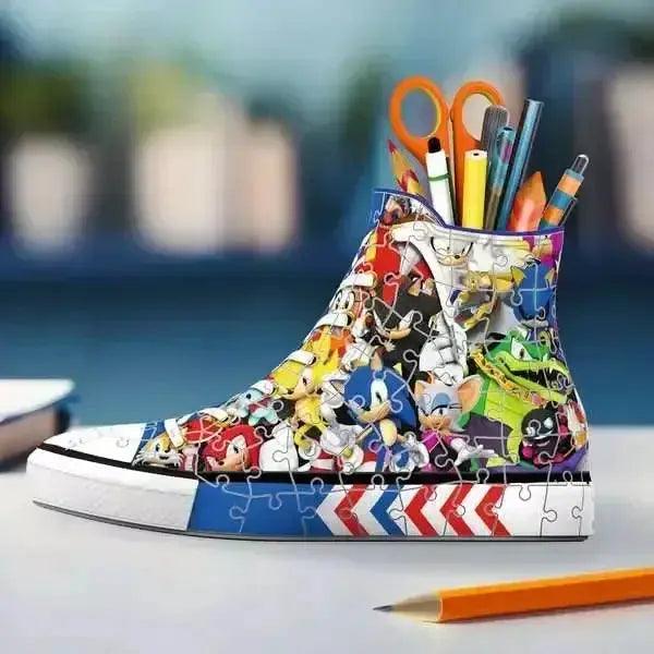  Sonic The Hedgehog 3D Sneaker Puzzle Jigsaw Colorful -  ToylandEU™