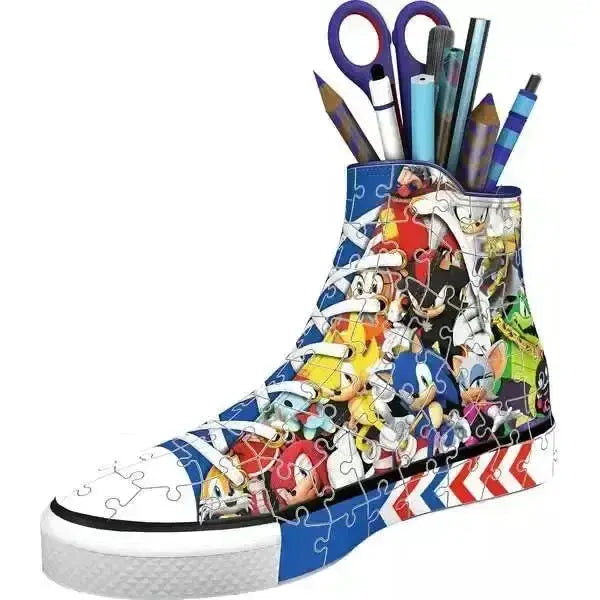 Sonic The Hedgehog 3D Sneaker Puzzle Ravensburger 112 Pieces - ToylandEU