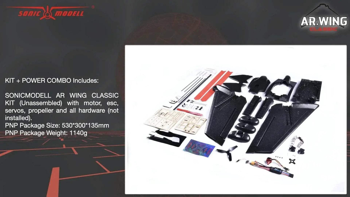  Sonicmodell AR WING CLASSIC 900mm EPP FPV RC Airplane -  ToylandEU™