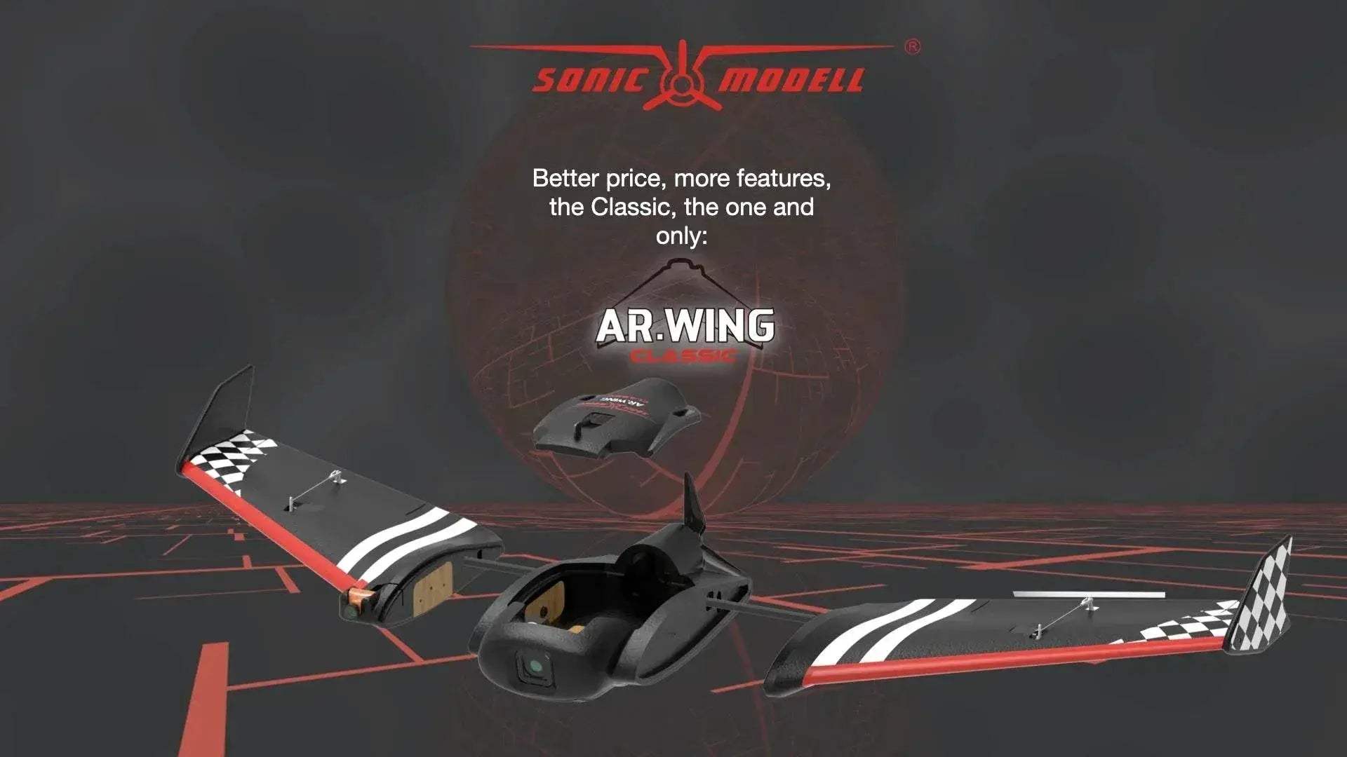  Sonicmodell AR WING CLASSIC 900mm EPP FPV RC Airplane -  ToylandEU™