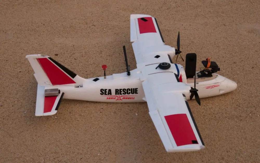 Sonicmodell Binary 1200mm Wingspan EPO Twin Motor Multirole Aerial Survey FPV Platform Mapping RC Airplane KIT - ToylandEU