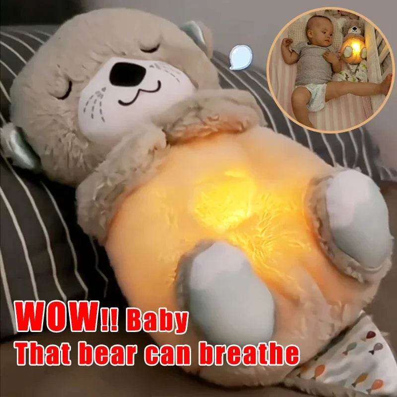 Soothing Baby Bear Otter Plush Toy with Lights & Music - Gift Idea! - ToylandEU