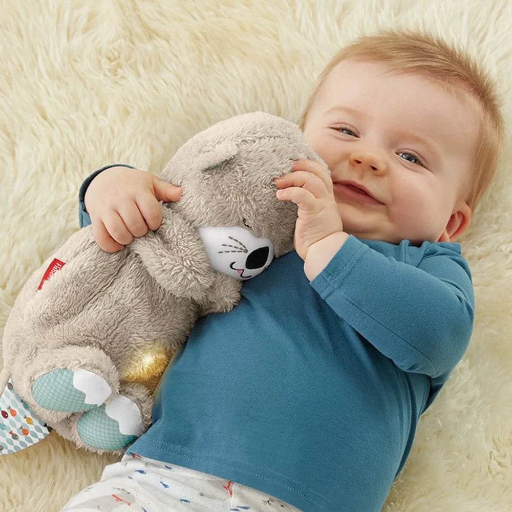 Soothing Baby Bear Otter Plush Toy with Lights & Music - Gift Idea! - ToylandEU