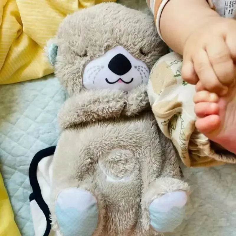 Soothing Baby Bear Otter Plush Toy with Lights & Music - Gift Idea! - ToylandEU