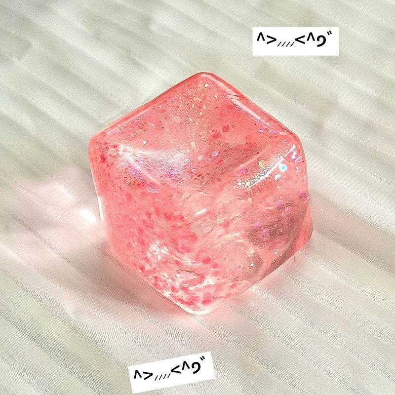 Soothing Fidget Toy Blue Ice Cube With Orbiz Balls For Kids - ToylandEU