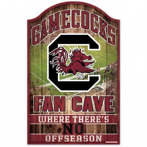 South Carolina Gamecocks 11x17 Wood Sign Fan Cave Decor - ToylandEU