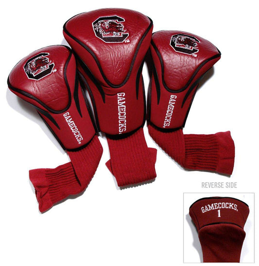 South Carolina Gamecocks 3 Piece Contour Golf Headcovers Set - ToylandEU