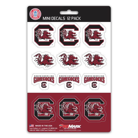 South Carolina Gamecocks Decal Set Mini 12 Pack Order - ToylandEU
