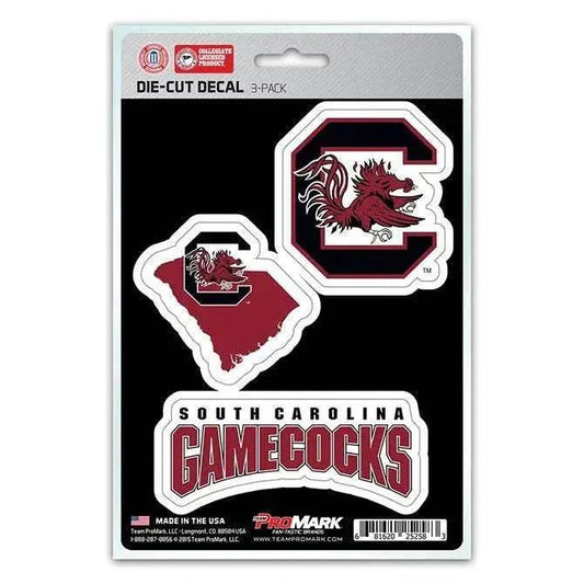  South Carolina Gamecocks Die Cut Vinyl Decals 3 Pack -  ToylandEU™