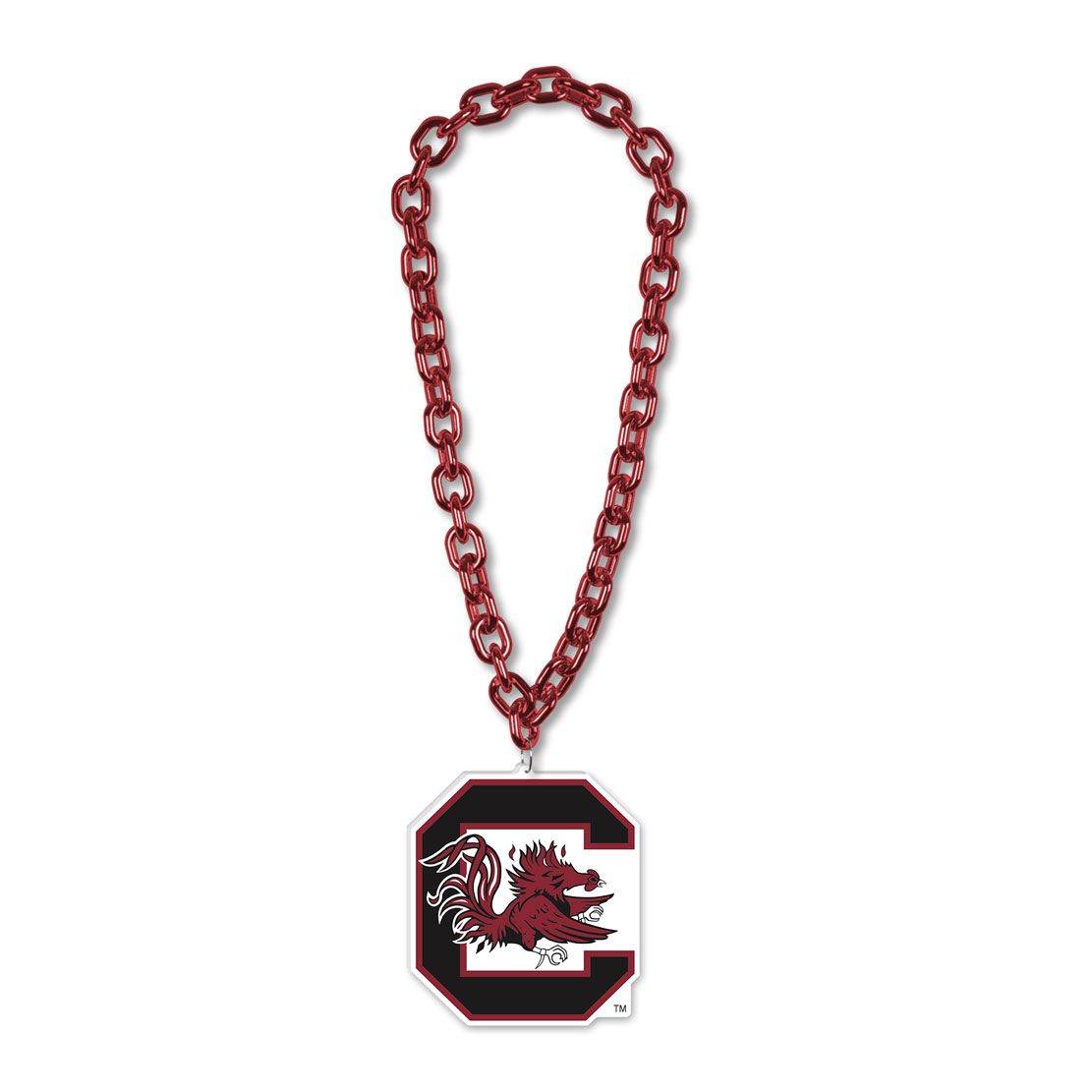 South Carolina Gamecocks Foam Logo Necklace 38 Inch Chain - ToylandEU