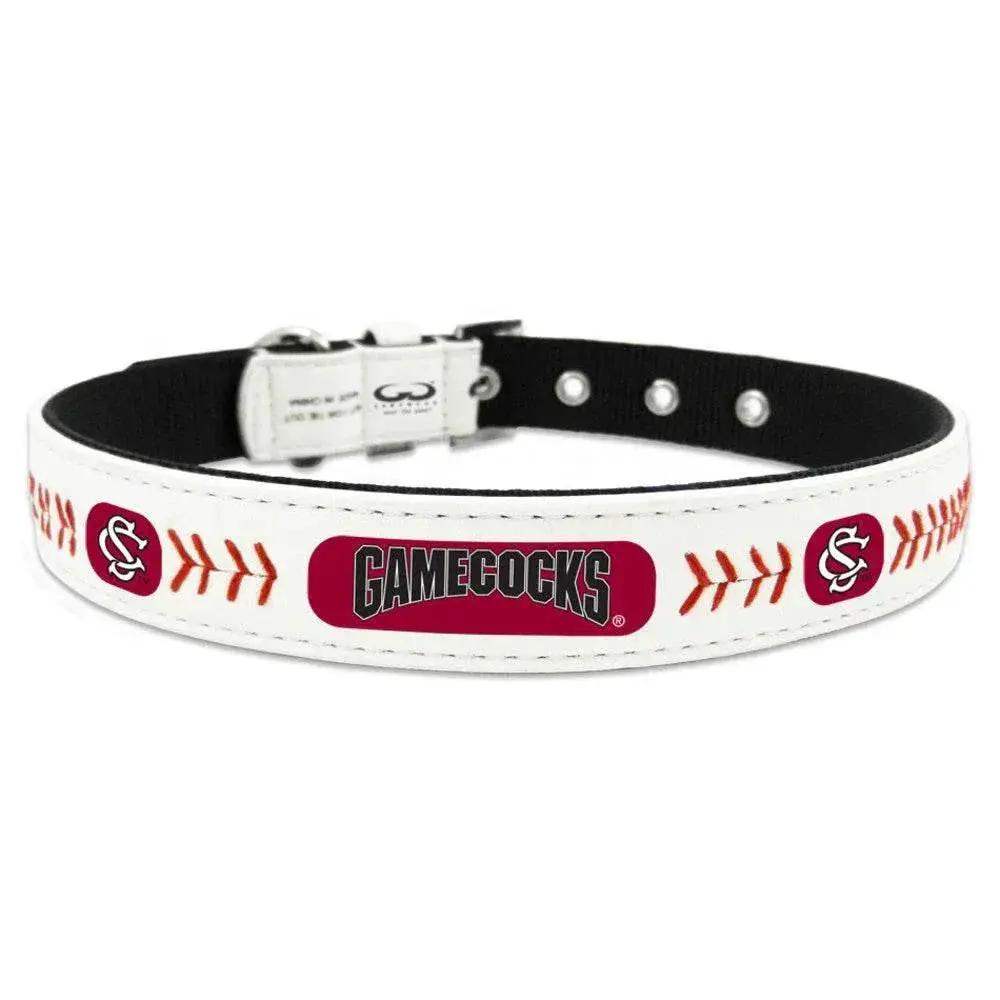  South Carolina Gamecocks Leather Baseball Pet Collar Large -  ToylandEU™