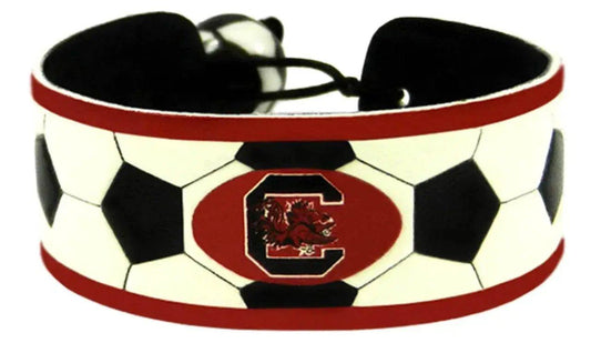  South Carolina Gamecocks Leather Bracelet Classic Soccer -  ToylandEU™