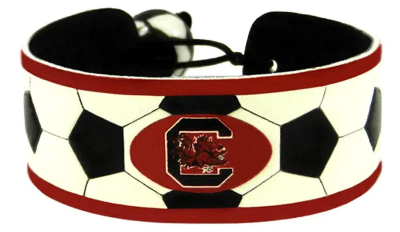  South Carolina Gamecocks Leather Bracelet Classic Soccer -  ToylandEU™
