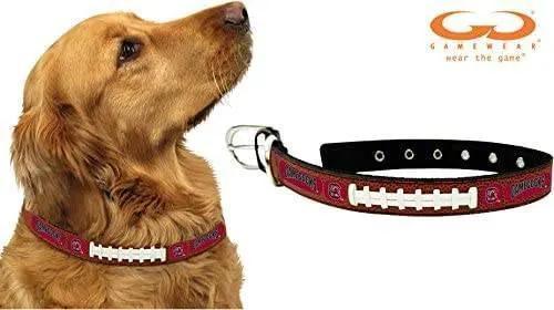  South Carolina Gamecocks Leather Football Pet Collar Small -  ToylandEU™