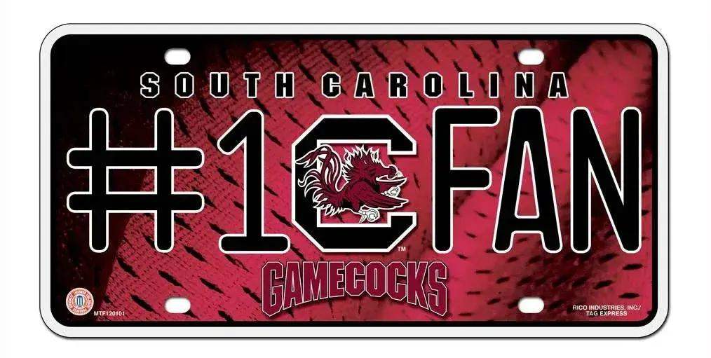  South Carolina Gamecocks License Plate #1 Fan -  ToylandEU™