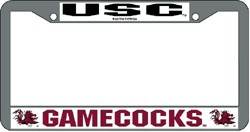 South Carolina Gamecocks License Plate Frame Chrome - ToylandEU