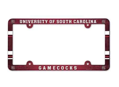 South Carolina Gamecocks License Plate Frame Plastic Full Color Style -  ToylandEU™