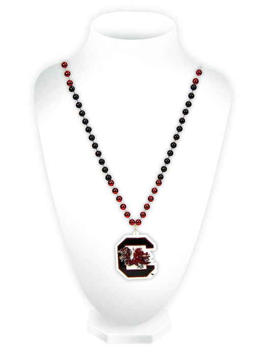 South Carolina Gamecocks Mardi Gras Beads With Medallion - ToylandEU