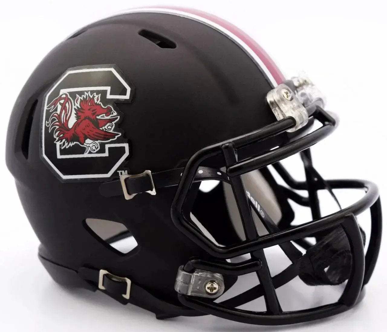 South Carolina Gamecocks Matte Black Riddell Mini Helmet - ToylandEU