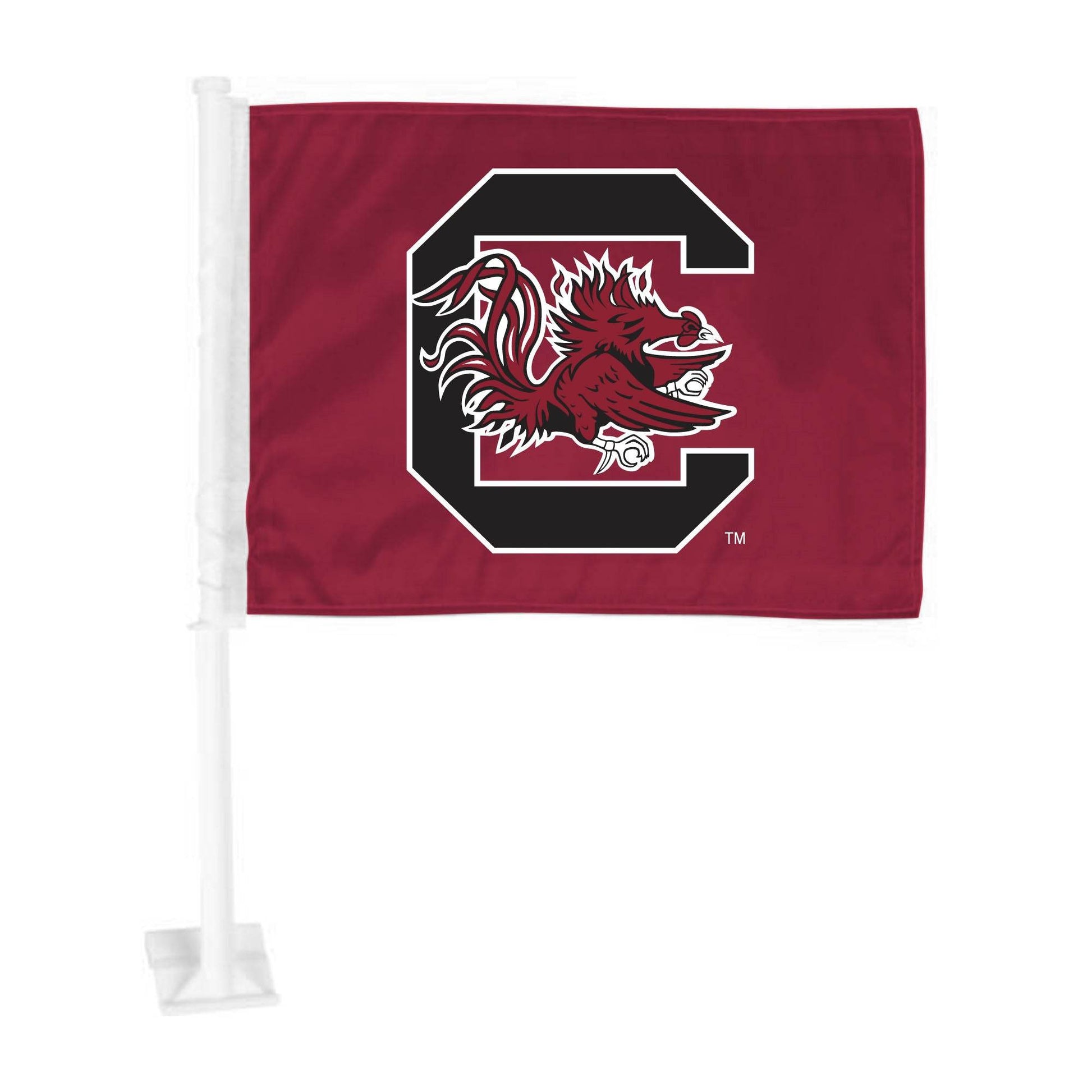 South Carolina Gamecocks Nylon Car Flag Durable Logo Clip - ToylandEU