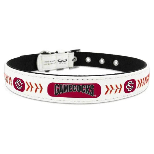  South Carolina Gamecocks Pet Collar Baseball Leather Medium -  ToylandEU™