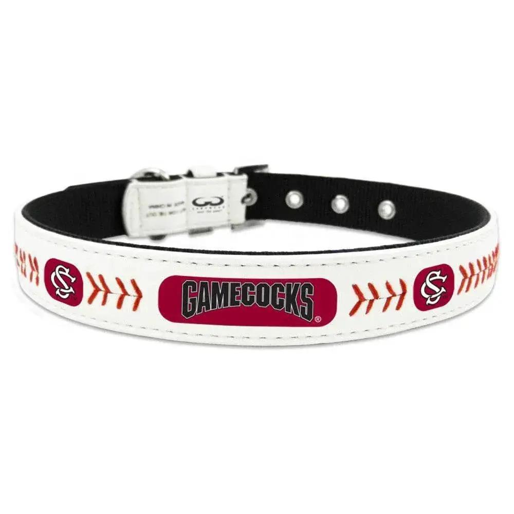  South Carolina Gamecocks Pet Collar Baseball Leather Small -  ToylandEU™