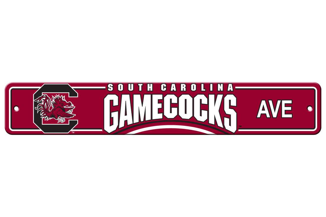 South Carolina Gamecocks Plastic Street Sign 4x24 Inches - ToylandEU
