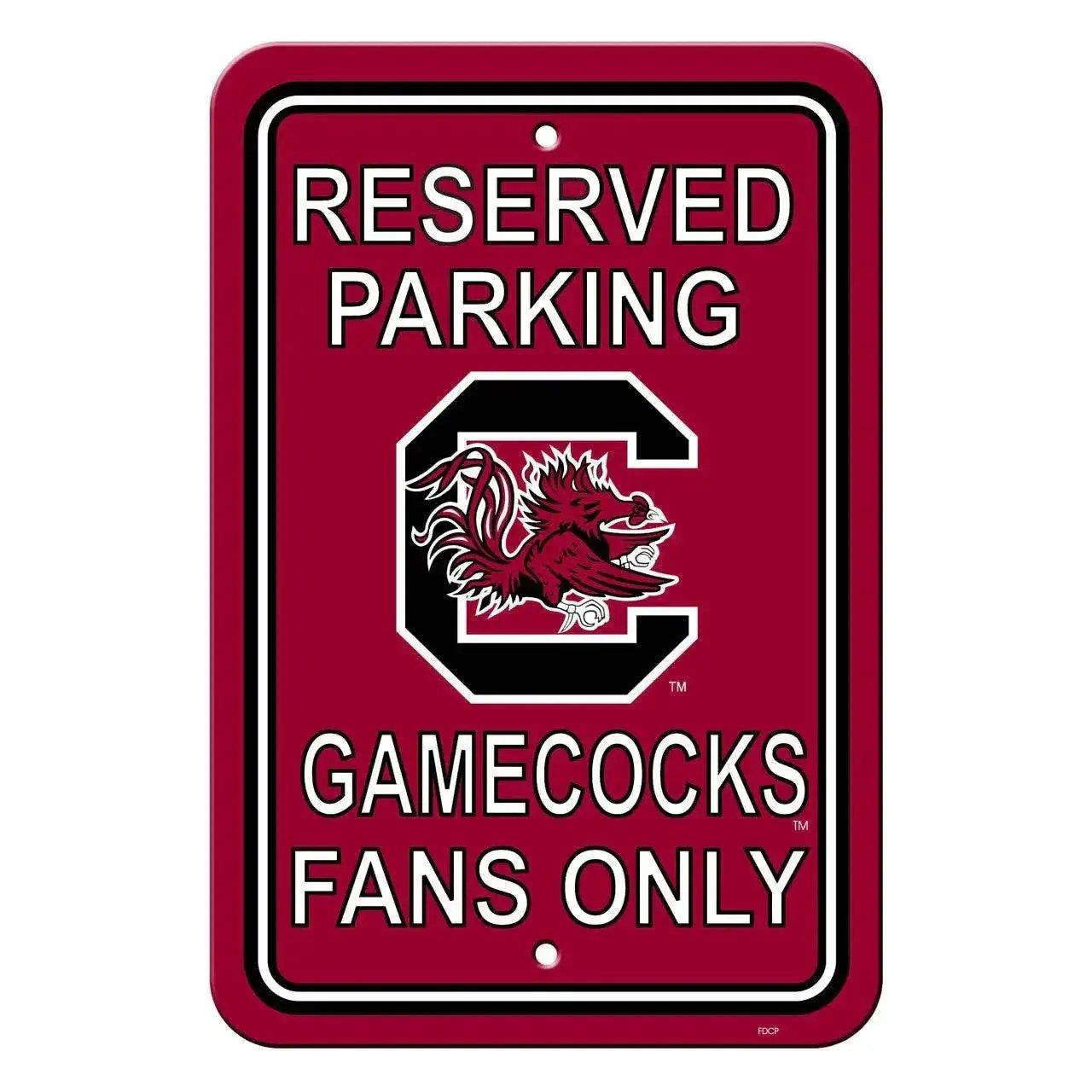  South Carolina Gamecocks Reserved Parking Sign 12x18 Plastic -  ToylandEU™