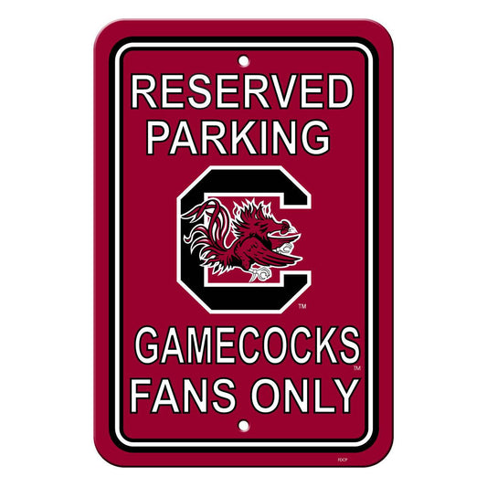 South Carolina Gamecocks Reserved Parking Sign 12x18 Plastic - ToylandEU
