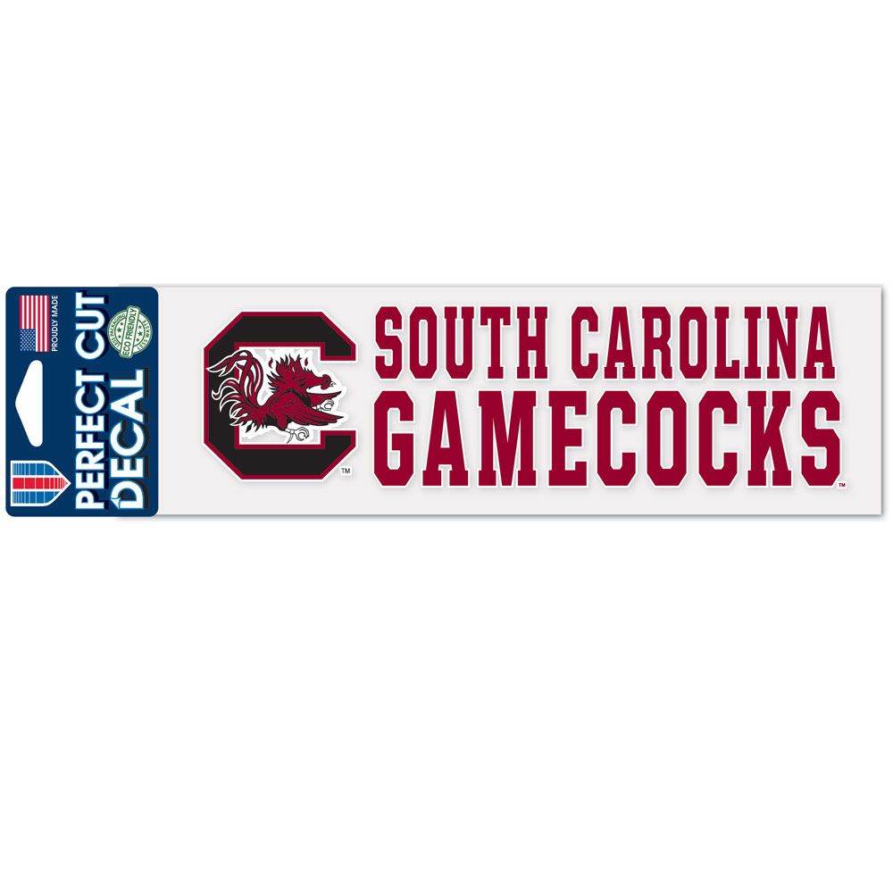 South Carolina Gamecocks Vinyl Decal 3x10 Perfect Cut Color - ToylandEU