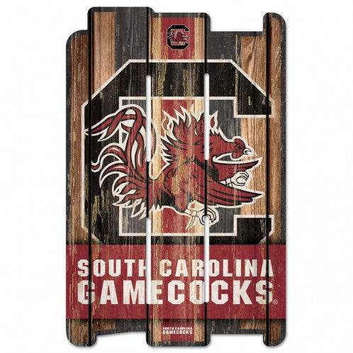 South Carolina Gamecocks Wood Fence Sign 11x17 Order - ToylandEU