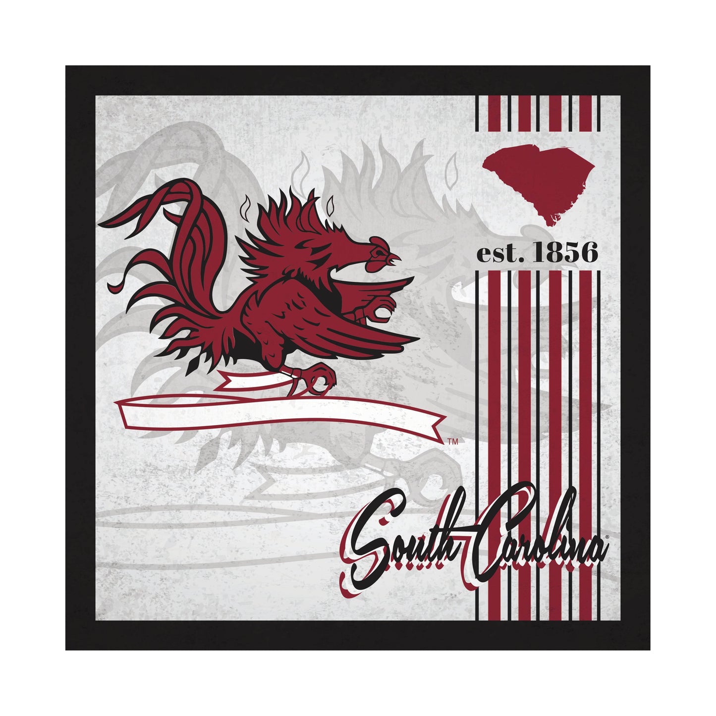 South Carolina Gamecocks Wood Sign 10x10 Album Design - ToylandEU
