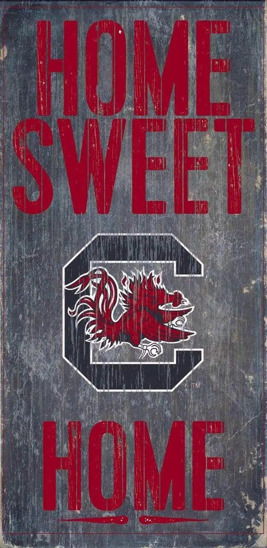  South Carolina Gamecocks Wood Sign Home Sweet Home 6x12 -  ToylandEU™