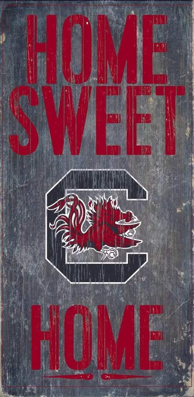  South Carolina Gamecocks Wood Sign Home Sweet Home 6x12 -  ToylandEU™