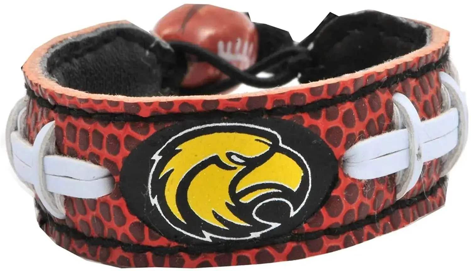 Southern Miss Golden Eagles Leather Bracelet Football - ToylandEU