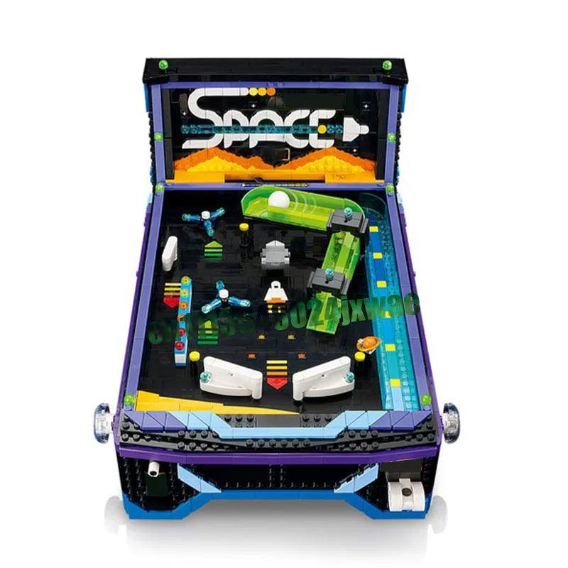 Space Arcade Pinball Machine Building Blocks | Toylandeu™