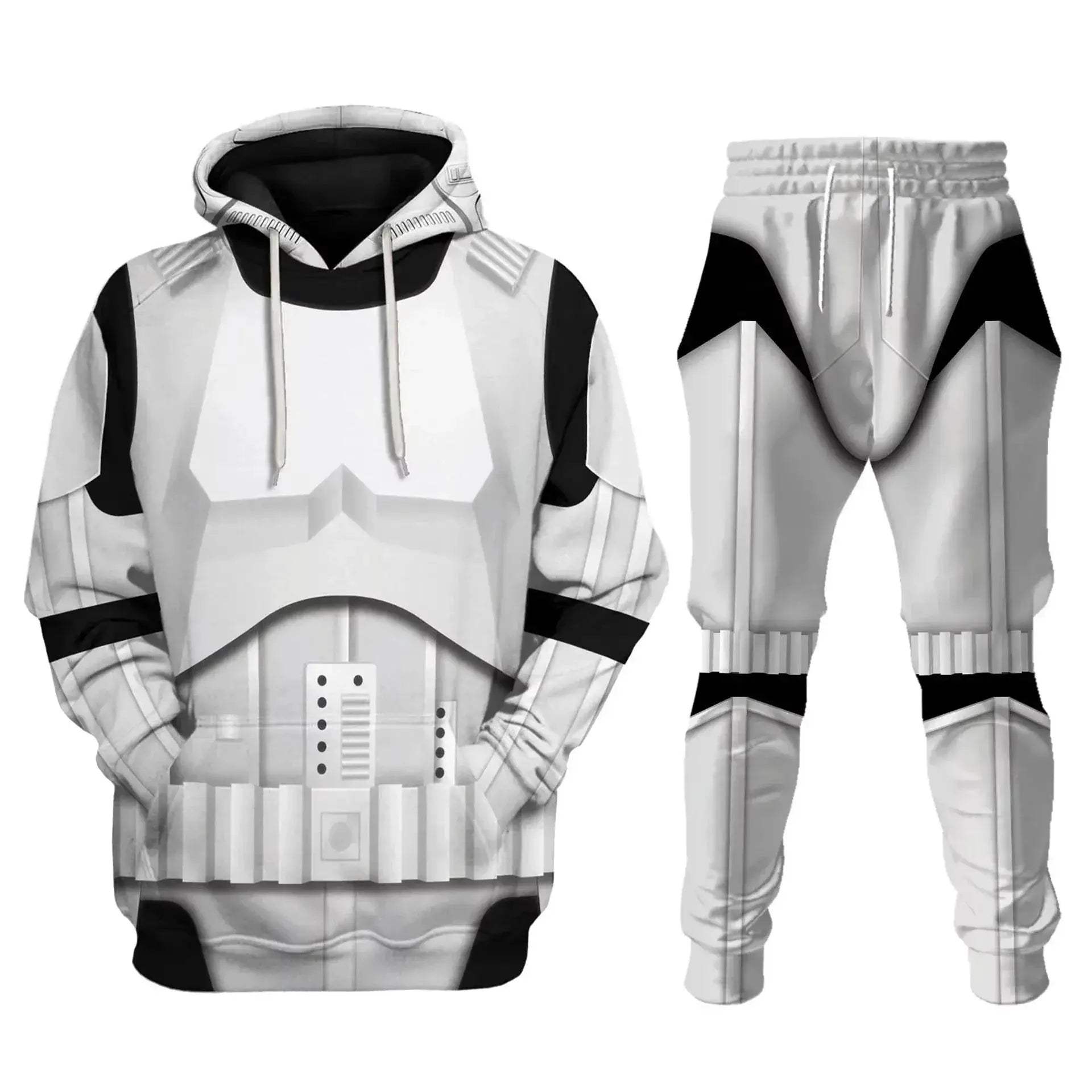 Space Battle Anime Hoodie Set 3D Print Tracksuit For Men - ToylandEU