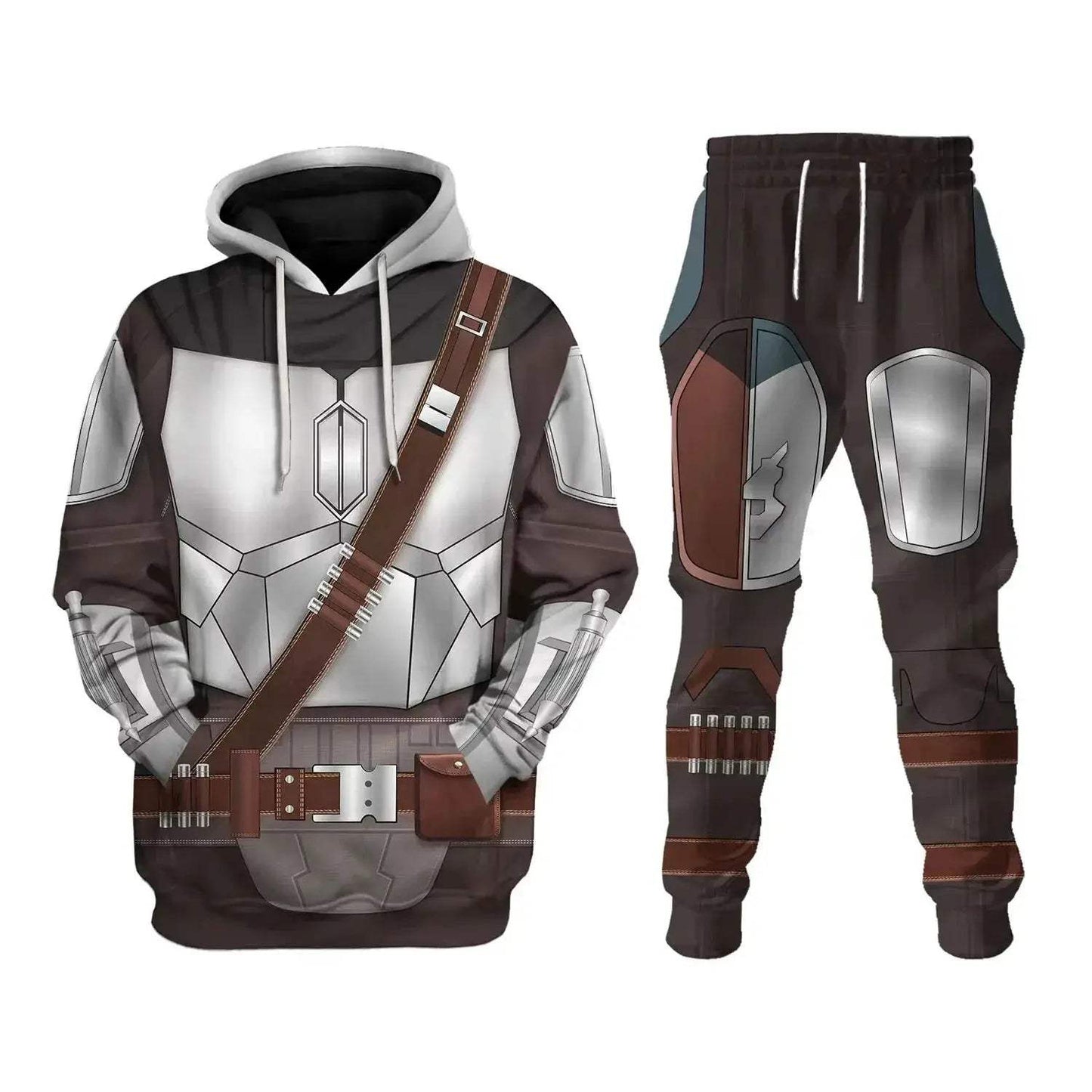Space Battle Anime Hoodie Set 3D Print Tracksuit For Men - ToylandEU
