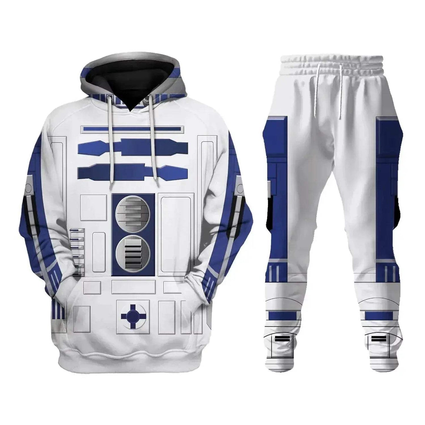 Space Battle Anime Hoodie Set 3D Print Tracksuit For Men - ToylandEU