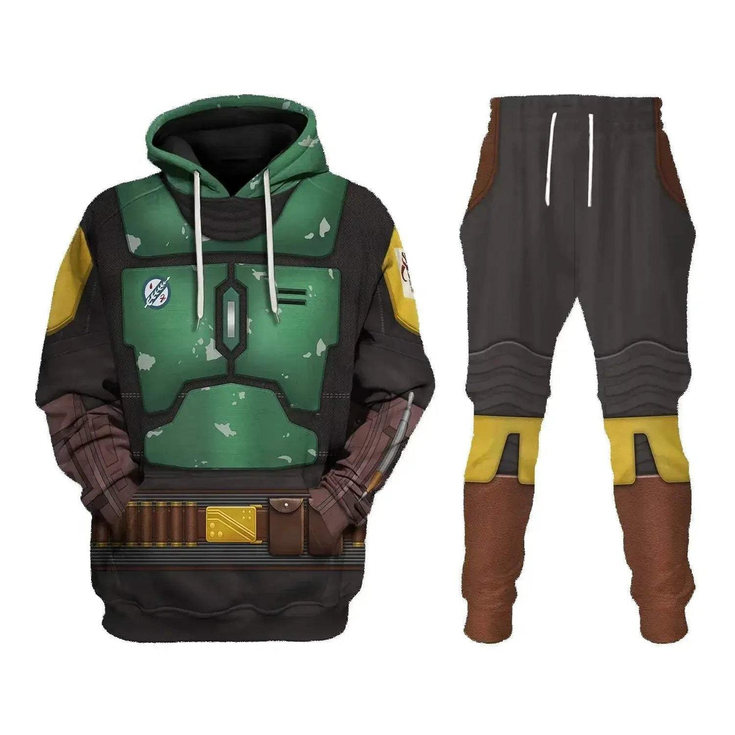Space Battle Anime Hoodie Set 3D Print Tracksuit For Men - ToylandEU