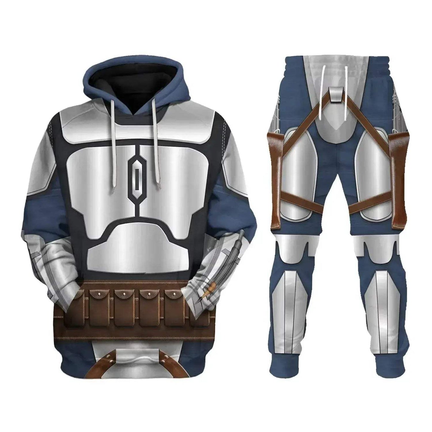 Space Battle Anime Hoodie Set 3D Print Tracksuit For Men - ToylandEU