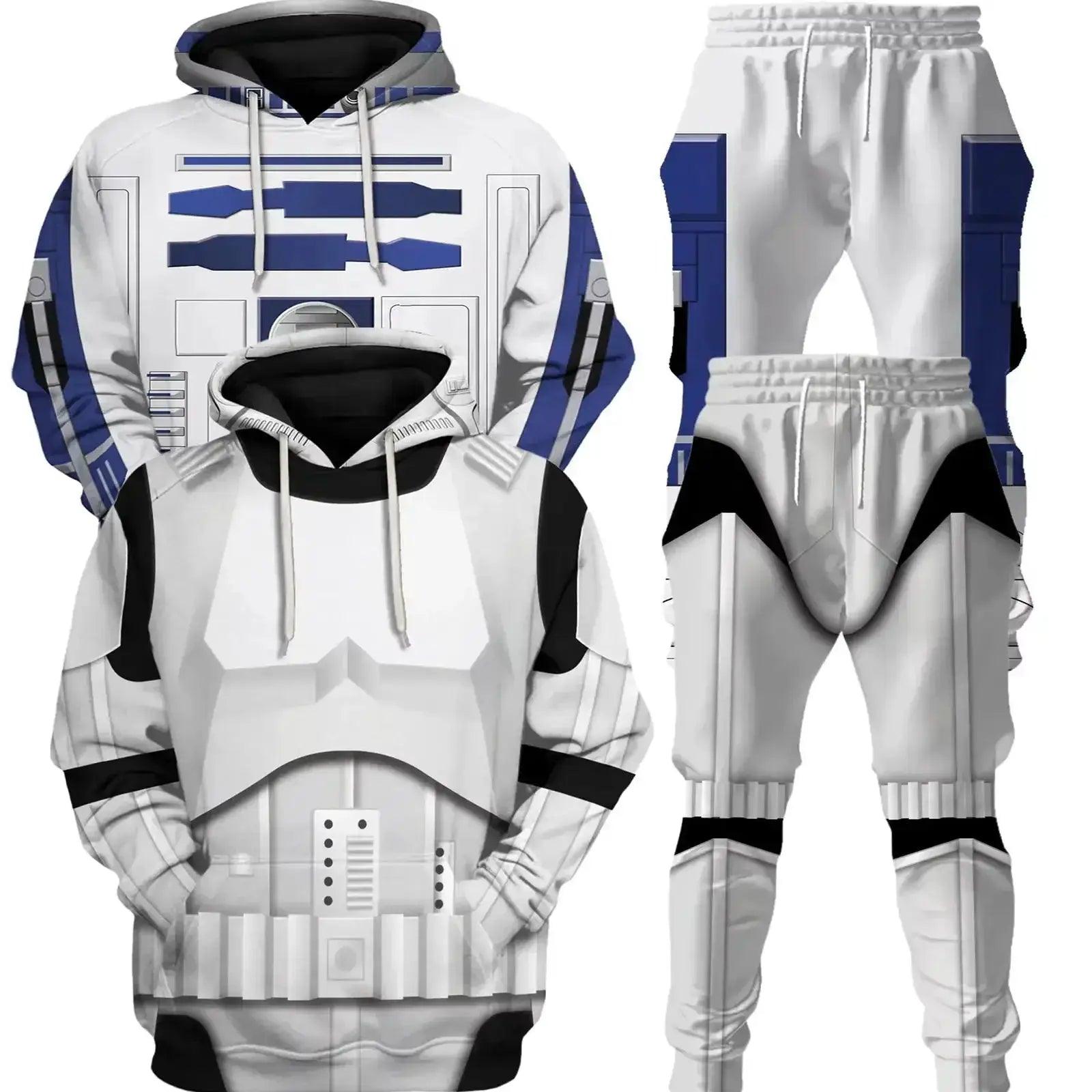 Space Battle Anime Hoodie Set 3D Print Tracksuit Men -  ToylandEU™