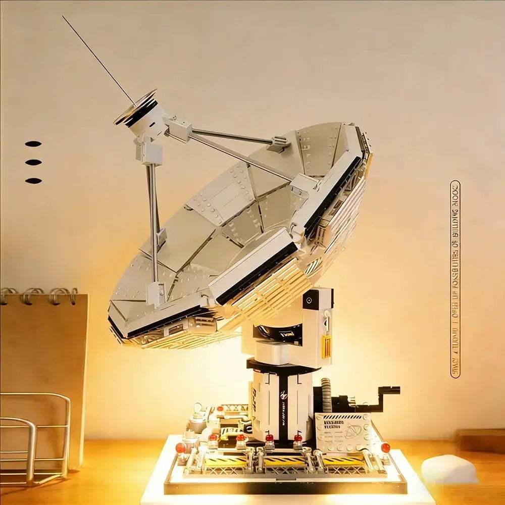 Space Building Blocks Satellite Dish Model Kit for Kids - ToylandEU