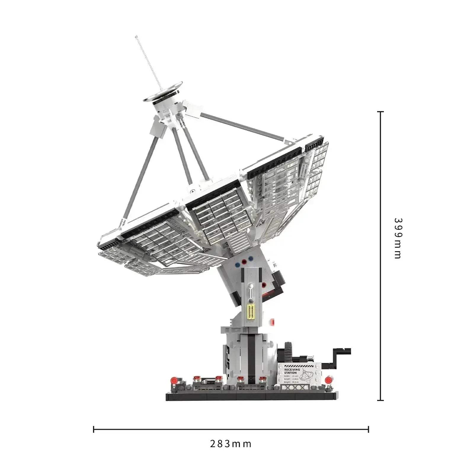 Space Building Blocks Satellite Dish Model Kit for Kids - ToylandEU