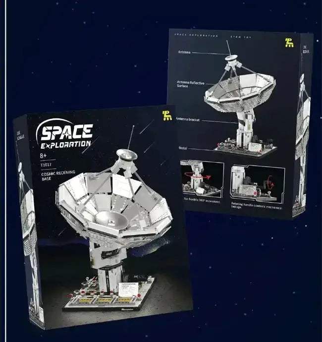 Space Building Blocks Satellite Dish Model Kit for Kids - ToylandEU