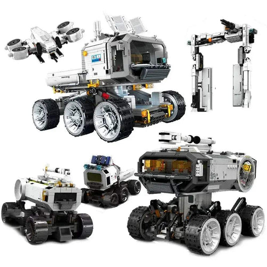 Space Building Blocks Set Astronaut Figures Deluxe -  ToylandEU™