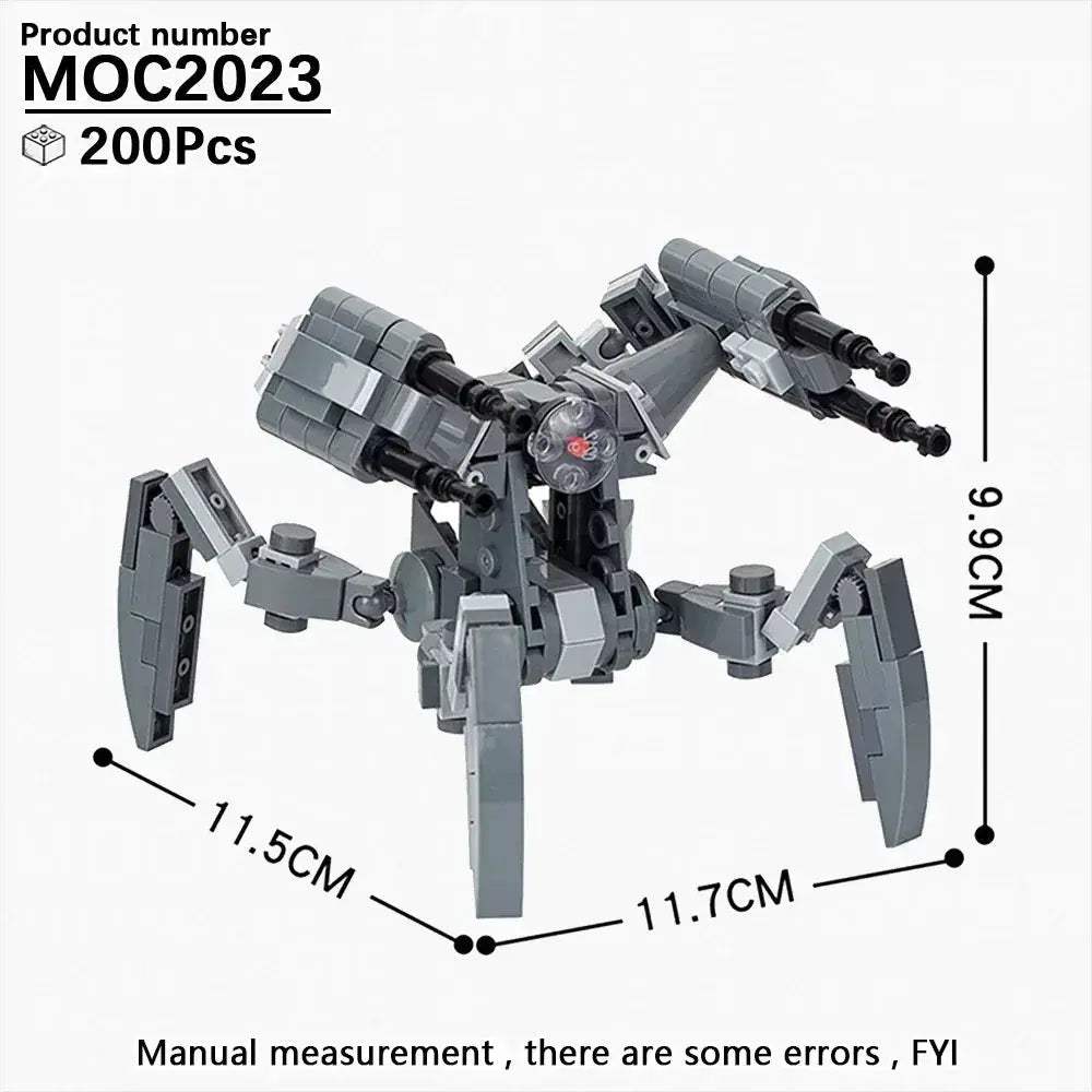 Space Droid Building Block Set Model Kit For Kids Learning - ToylandEU
