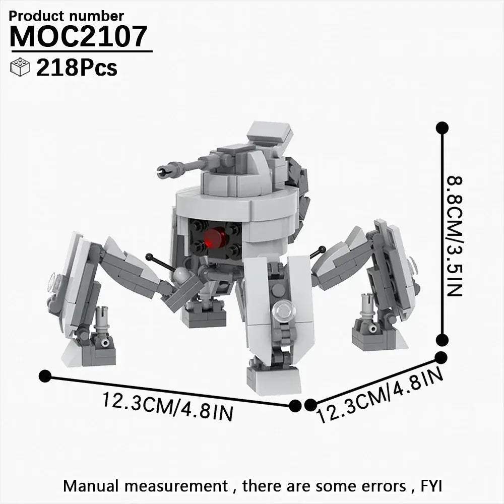 Space Droid Building Block Set Model Kit For Kids Learning - ToylandEU