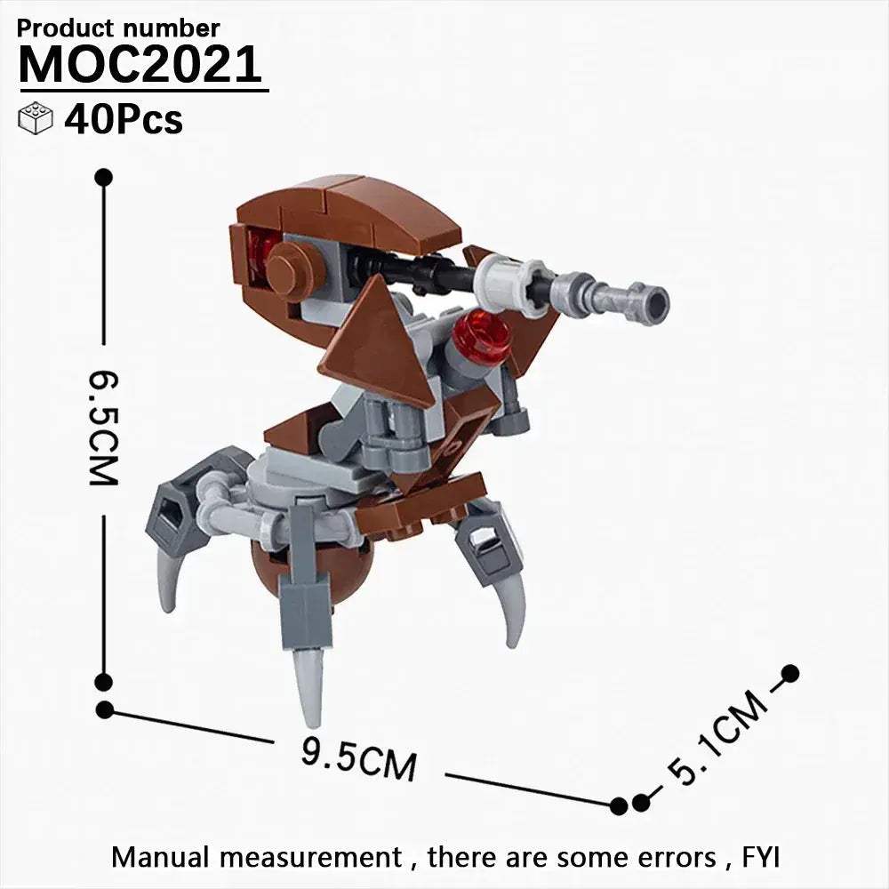 Space Droid Building Block Set Model Kit For Kids Learning - ToylandEU