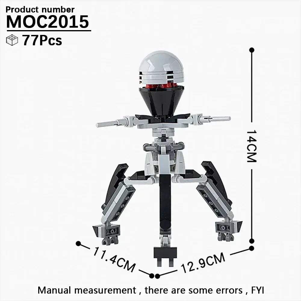 Space Droid Building Block Set Model Kit For Kids Learning - ToylandEU